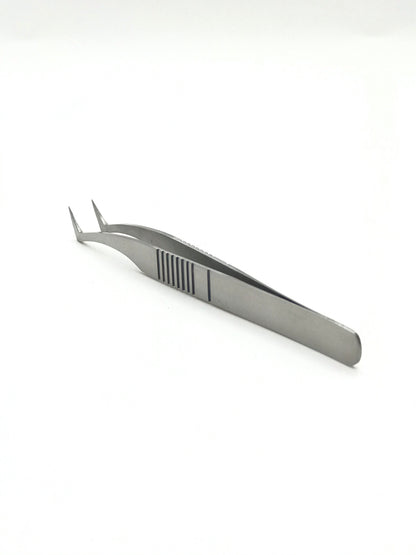 Angled Needle Nose Tweezers | Best for Eyelash Extension.| ZBI | - CM Nails & Beauty Supply