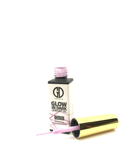 Nail Art Gel Liner | Glow in The Dark | GND Canada 10 | 0.27 Oz - CM Nails & Beauty Supply