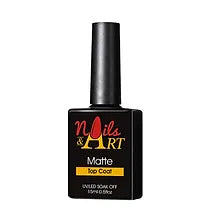 No Wipe | Matte Gel Top Coat | Nail & Art | 15 ml-0.5 fl.