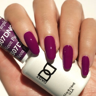 DND - Neon Purple #507 - Gel & Lacquer Duo