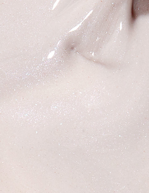 Chiffon My Mind T63 sheer pink gel swatch showing translucent coverage on nail tips.