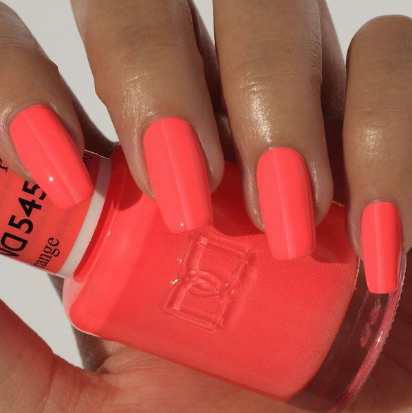 DND - Peachy Orange #545 - Gel & Lacquer Duo