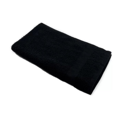 black pedicure towels and salon towels 16x26 inch pack of 12 for nail techs and salons
