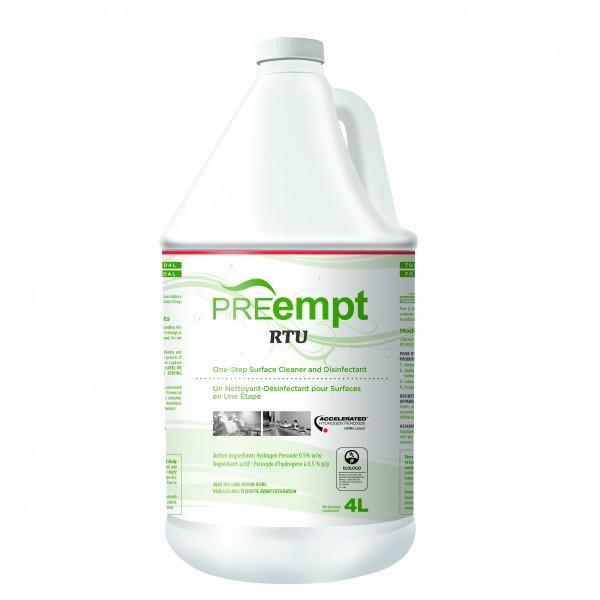 PREempt RTU Cleaner and Disinfectant - 4L( back order) - CM Nails & Beauty Supply