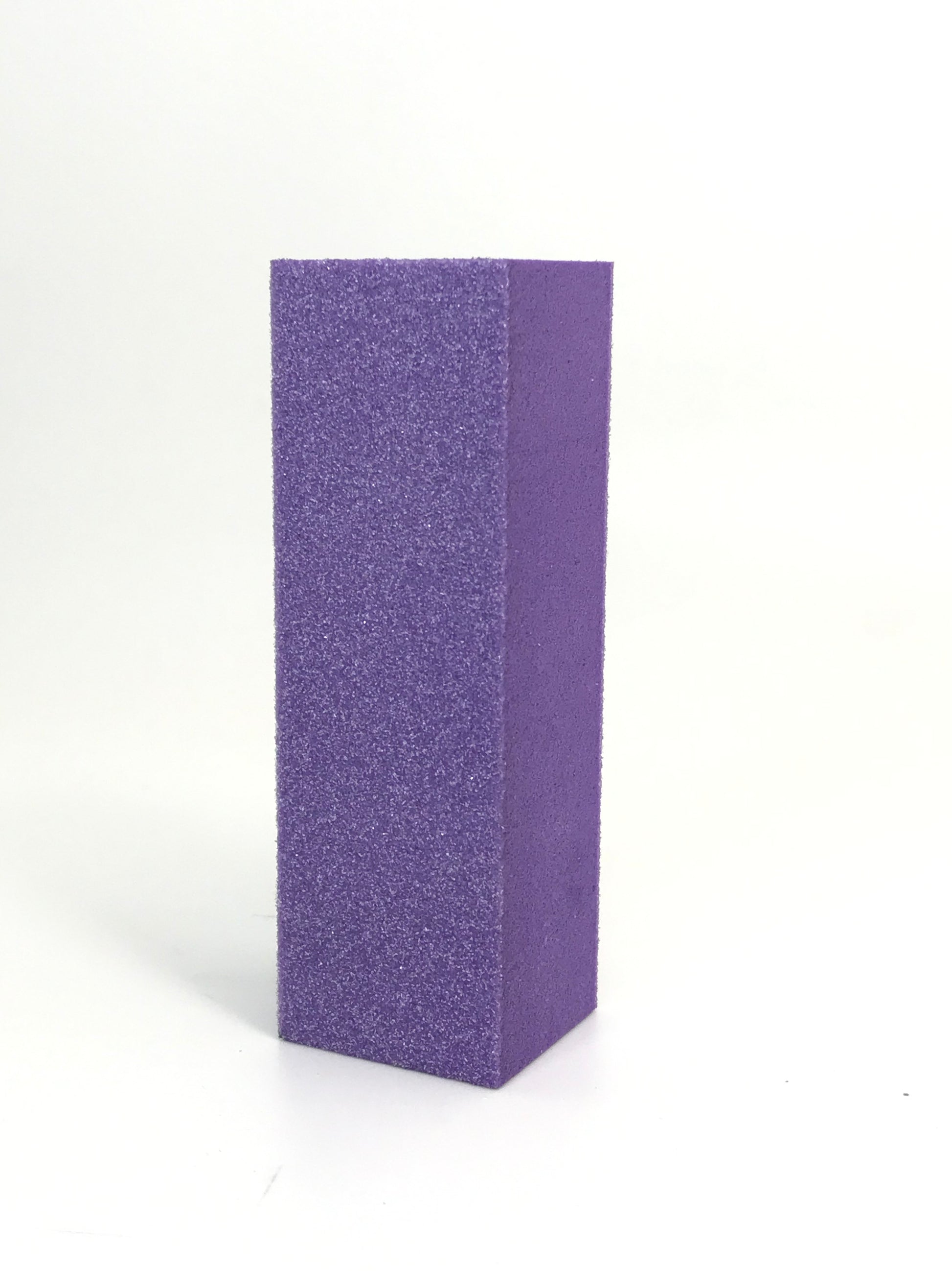 100/100 Grit Nail Buffer – Orange, Purple & White | Professional Sand Buffer Block (Made in USA) - CM Nails & Beauty Supply