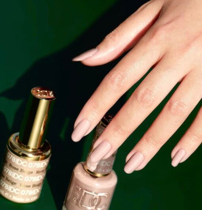 DC Rose Beige #078 - Gel Polish & Lacquer Duo - CM Nails & Beauty Supply