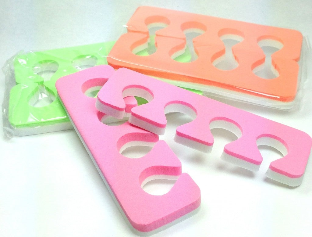 Toe Separators 16 Pairs (32 Pcs) - Disposable Foam for Nail Polish Application