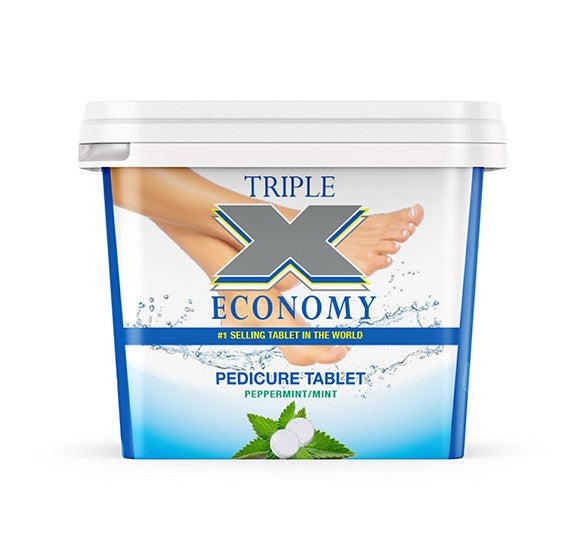 Triple X Economy Dissolving Sea Spa Tablets (Spa Pedicure Tablets) - 1 Gallon | Cory Labs - CM Nails & Beauty Supply